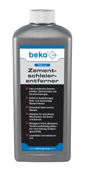 BEKO Środek do usuwania zacieków cementowych 1l TECLINE