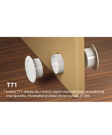 Went. T72 mini-went fi 45 biała