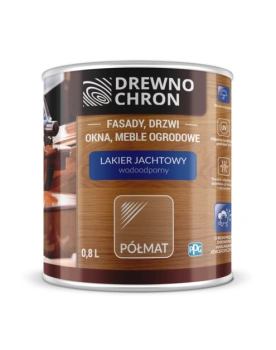 Drewnochron lakier jachtowy półmat 0,8 L