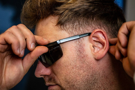 NEO Okulary ochronne przyciemniane , regulowane zauszniki 97-507