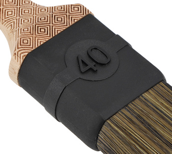 Pędzel płaski 40 mm, seria *22*, uchwyt drewniany, FSC