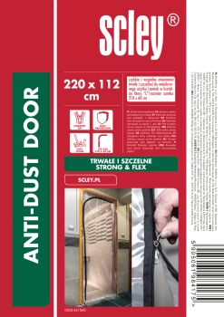 KAEM Kurtyna przeciwpyłowa 220x112cm L