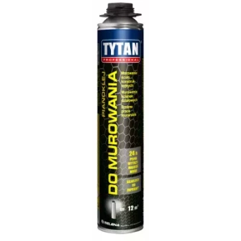 TYTAN Pianka 870ml Klej do murowania szary pist.