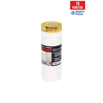 Masker Washi z folią malarską 110cmx23m BD