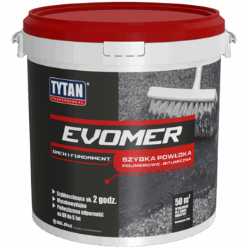 TYTAN Evomer szybka masa powłokowa 18kg czarna