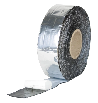 BEKO Taśma uszczelniajaca, 100mm x 10m, Błyszczące aluminium