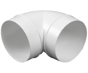 Went. KO125-23/90 kolano kanału okrągłego