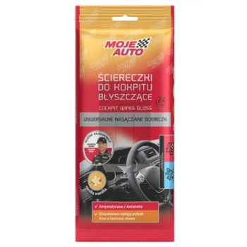 A. MOJE AUTO Ściereczki do kokpitu błyszczące - Wanilia 24szt