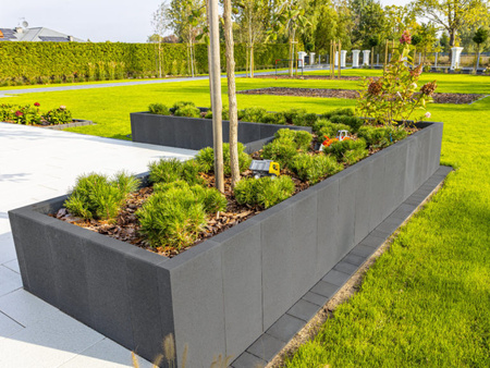 VESTONE Palisada dekoracyjna CENTO 8x30x100 grafit