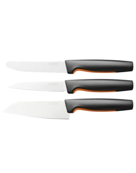 Fiskars Zestaw 3 noży FAVOURITE SET do skrobania, pomidorów, szefa kuchni