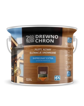 Drewnochron Impregnat do drewna Extra orzech ciemny 2,5 L