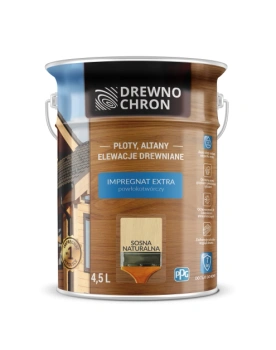 Drewnochron Impregnat do drewna Extra sosna naturalna 4,5 L