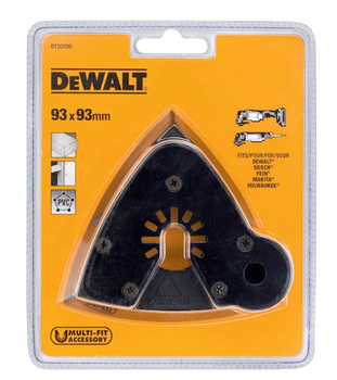 DEWALT Stopa szlif.multi na rzep z adapt.do odsys.93x93mm 1szt DT20700-QZ
