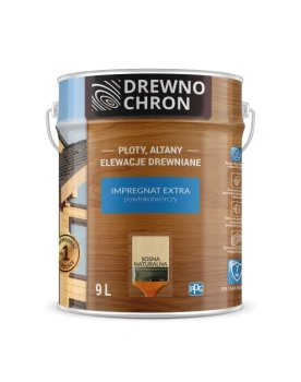 Drewnochron Impregnat do drewna Extra sosna naturalna 9 L