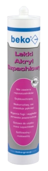 BEKO Akryl szpachlowy lekki 310ml biały