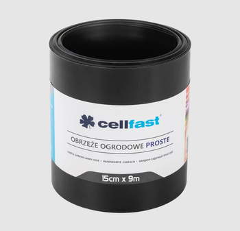 Cellfast Obrzeże ogrodowe 15cmx9m czarne 30-232H